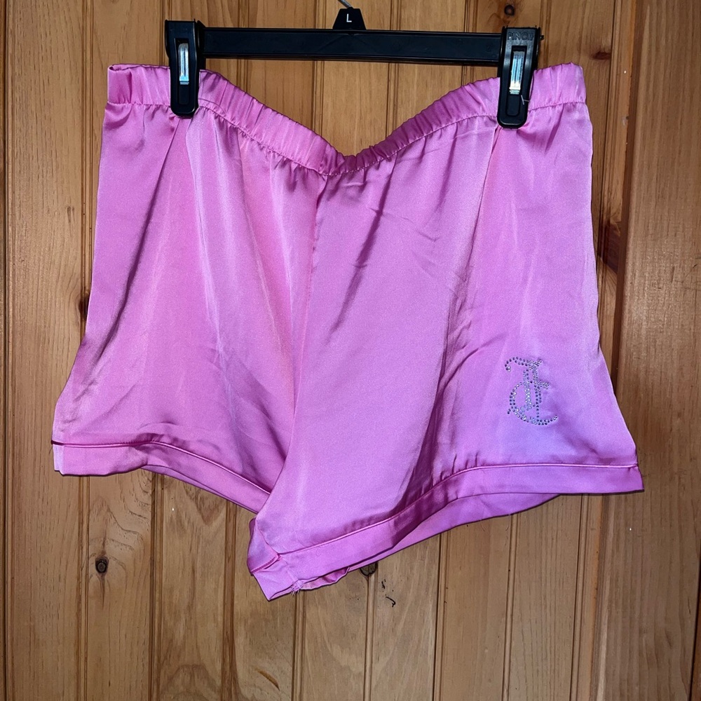 Juicy couture satin pajama shorts